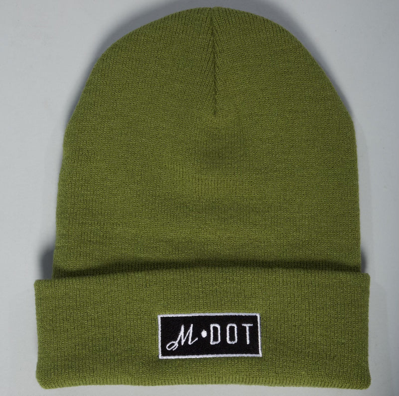 ‘THE OFFICIAL MDOT’ BEANIE (ARMY GREEN)